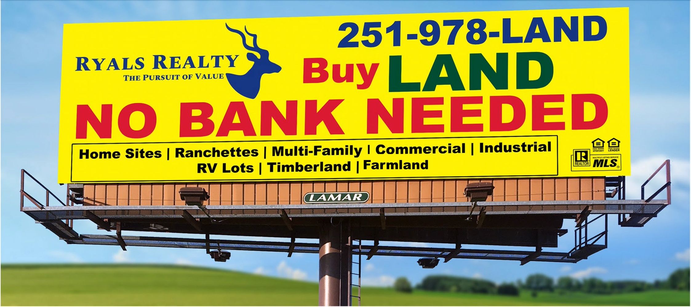 Ryals Realty Land for Sale, Owner Financing, Commercial Real Estate